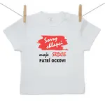 Boodyy Tričko s krátkym rukávom Sorry chlapci moje srdce patrí ockovi 110 (4-5 rokov)