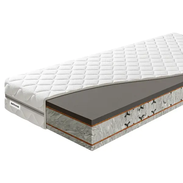 Matrac Benab Victory Longlife 24 Hard H5 80 x 200 cm Matrac zo studenej peny 24 cm sendvičový zónová ortopedické