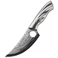 Kuchynský sekací nôž - Strieborná/Vzor/Bez puzdra