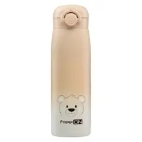 Termofľaša 480ml FreeeON - béžový medvedík