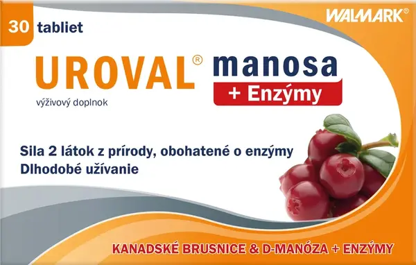WALMARK UROVAL manosa + Enzýmy
