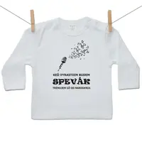 Boodyy Tričko s dlhým rukávom Keď vyrastiem budem spevák 86 (12-18 mesiacov)