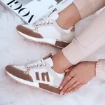 Dámské sneakersy LENSI khaki