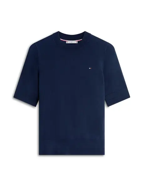 TOMMY HILFIGER Sveter  tmavomodrá