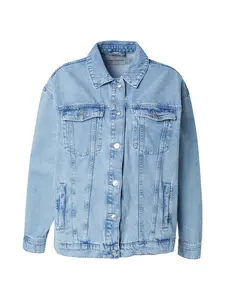 ONLY Carmakoma Prechodná bunda 'CAROcean'  modrá denim