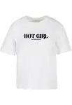 Dámské tričko Hot Girl Diagnosis bílé