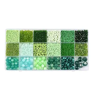 DIY 18 Style Resin & Acrylic Beads Jewelry Making Finding Kit