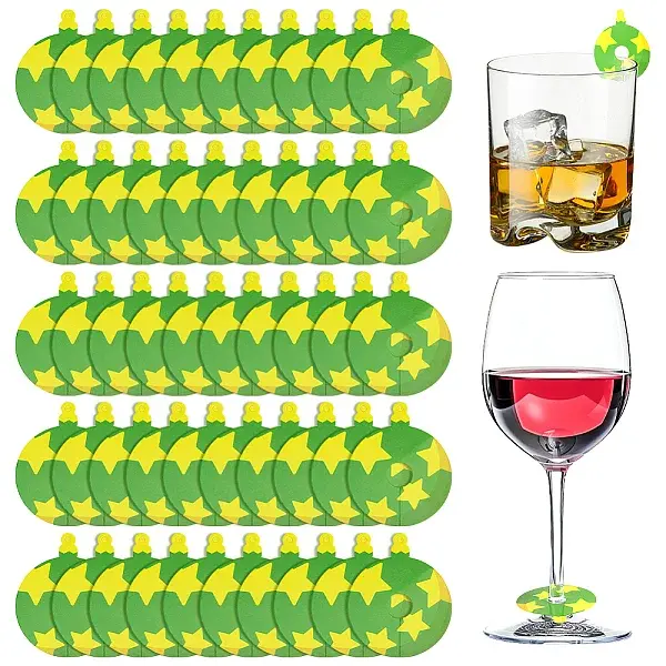 Paper Wine Glass Charms