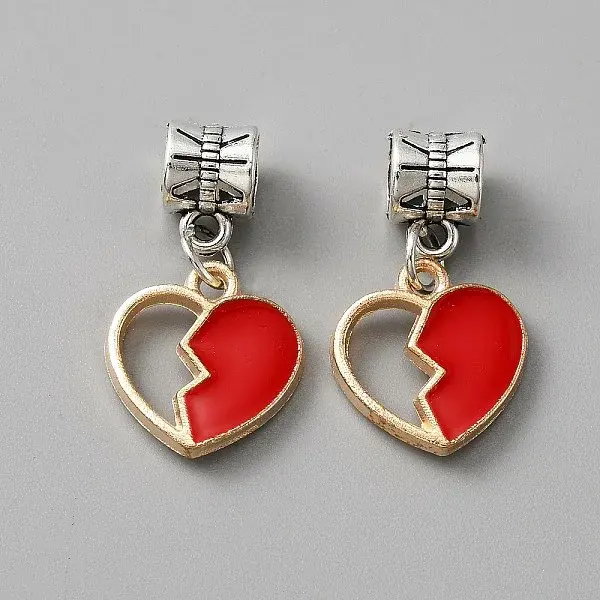 Alloy Enamel European Dangle Charms