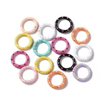Spray Painted Alloy Spring Gate Rings