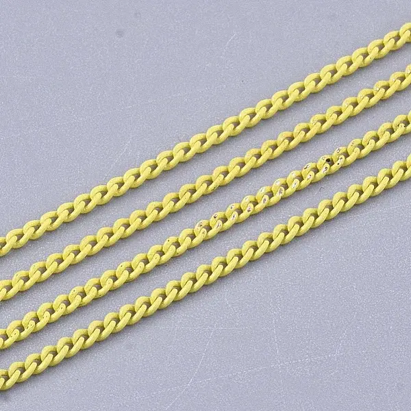 Spray Painted Brass Curb Chains