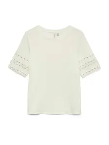 VERO MODA Tričko 'VMIVACY'  biela