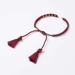 Polyester DIY Braided Bracelet Making