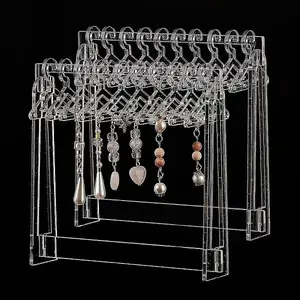 Transparent Acrylic Earring Display Stands