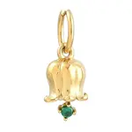304 Stainless Steel Micro Pave Cubic Zirconia Charms