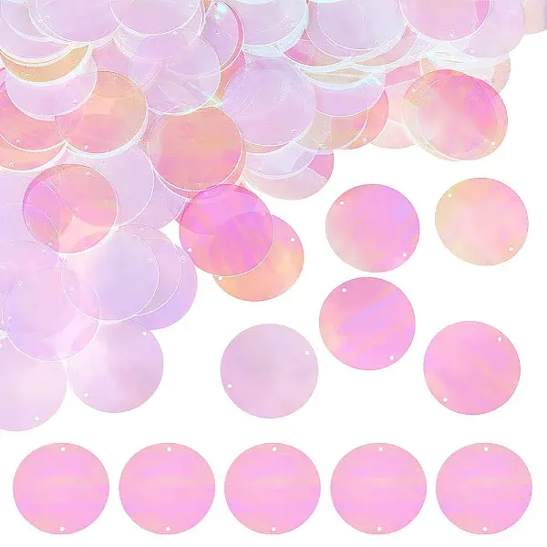 Rainbow Iridescent PVC Paillette/Sequin Links