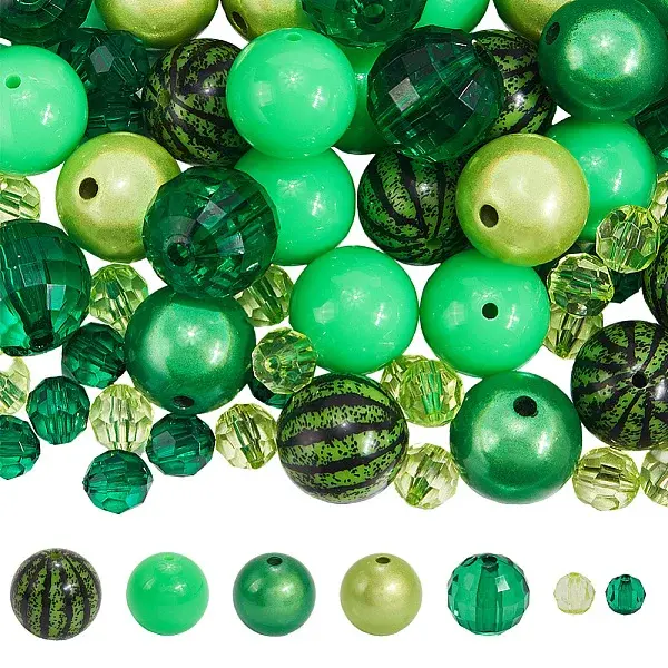 78Pcs Acrylic Beads