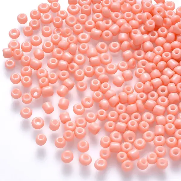 8/0 Baking Paint Glass Round Seed Beads