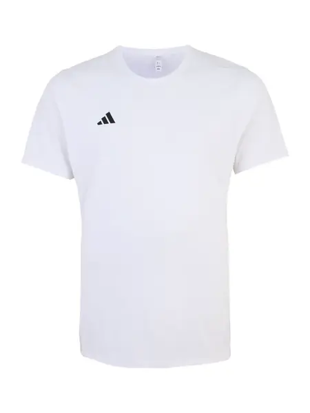 ADIDAS PERFORMANCE Funkčné tričko 'ADIZERO E'  čierna / biela