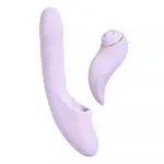 Svakom DuoGlow rotační vibrátor s odnímatelným stimulátorem a aplikací (19,6 cm)