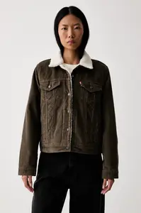 Levi's  krátká bunda dámská manšestrová ORIGINAL SHERPA