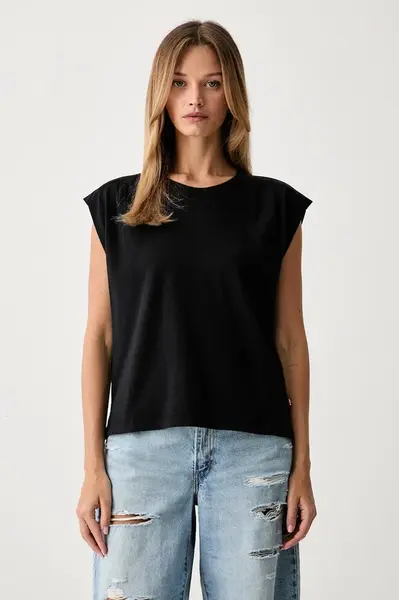 Levi's top dámský bavlněný PLEATED MUSCLE TANK