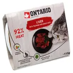 ONTARIO Vanička s játry a taurinem pro kočky 115 g
