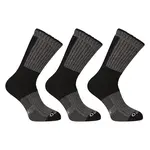 3PACK ponožky vysoké zimné čierné (3NWC1) S