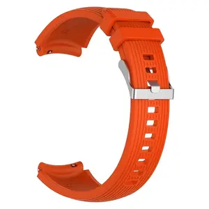 BStrap Silicone Davis remienok na Xiaomi Watch S1 Active, orange