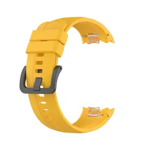 BStrap Silicone remienok na Honor Watch GS Pro, yellow