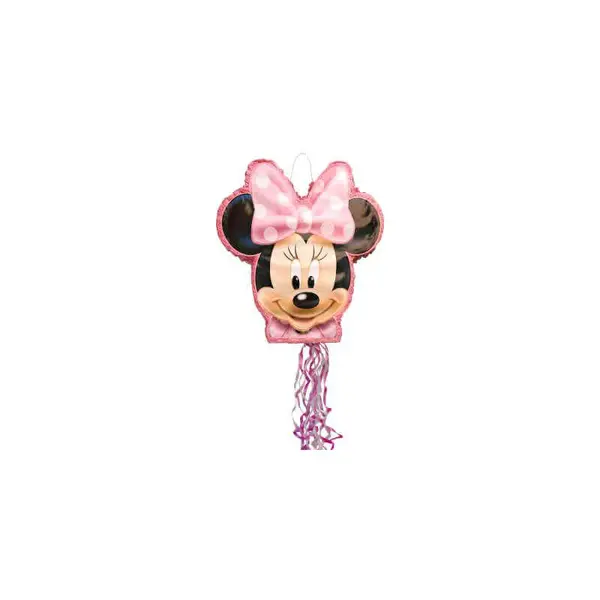 Unique Piňata so stuhami Minnie Mouse 50x46cm