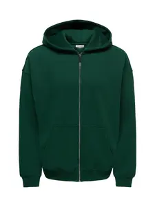 Only & Sons Tepláková bunda 'ONSCERES'  tmavozelená