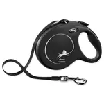 Flexi Vodítko Classic New páska L černé 8m