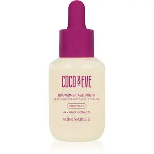 Coco & Eve Sunny Honey Bronzing Face Drops samoopalovací kapky na obličej Medium Glow (new) 30 ml