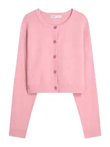 Bershka Kardigán  ružová