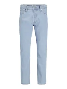 Jack & Jones Plus Džínsy 'Chris'  modrá denim