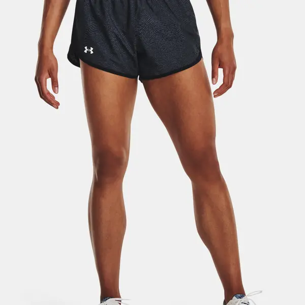 Under Armour Kraťasy UA Fly By 2.0 Printed Short -BLK - Dámské