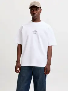 JACK & JONES Dres 'JJEBARRON STUDIO'  čierna / biela