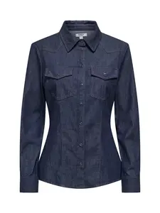 ONLY Blúzka 'ONLOLIVIA'  modrá denim