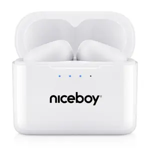 Niceboy Bezdrátová sluchátka do uší Podsie 4 White