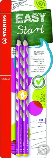 Ergonomická ceruzka EASYgraph 2 kusy (Modrá pre ľavákov)