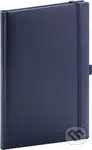 NOTIQUE Notes Balacron - tmavomodrý, bodkovaný (s gumičkou a pútkom na ceruzku)