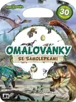Omalovánky se samolepkami Dino - kniha z kategorie Omalovánky