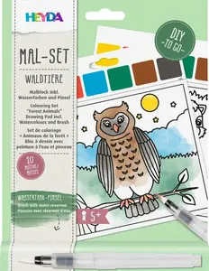 HEYDA 10 omalovánek - zvířátka z lesa