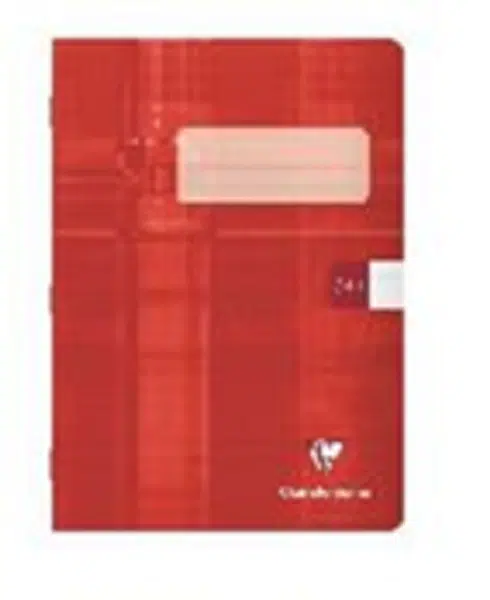 Školní sešit Clairefontaine Metric A5 "544", červený