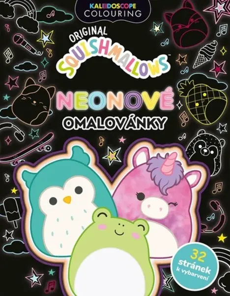 Squishmallows Neonové omalovánky - kolektiv autorů