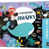 Vyškrabávací obrázky - Zvířátka z moře - Kvído