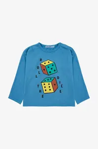 Detské bavlnené tričko s dlhým rukávom Bobo Choses Roll The Dice
