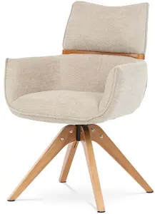 AUTRONIC jedálenská stolička DCH-D1348 CRM2 béžová