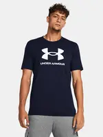 Tmavomodré tričko Under Armour UA SPORTSTYLE LOGO UPDATE SS